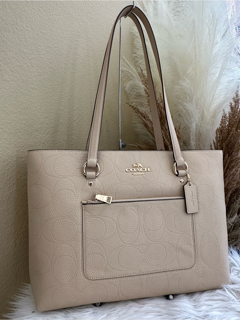 Coach Station Tote Bag In Signature Leather